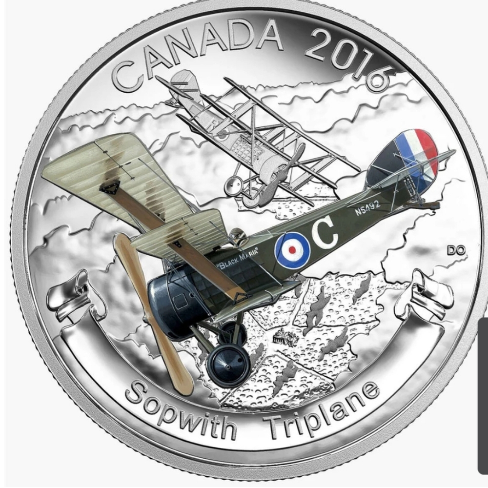 2016 RCM $20 Aircraft of the First World War Series 3 Coin Set